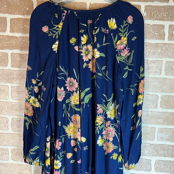 Old Navy Dress Medium Floral Boho Long Sleeve Women’s Gauzy Flowy - Picture 8 of 12